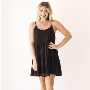 Black Eyelash Style Dress